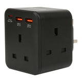 Verbatim | 3-digit PD & QC 3.0 expanded universal socket