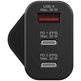 Verbatim | 3 Port 30W PD 3.0 GaN Charger