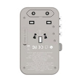 MOMAX | 70W GaN 3 socket and USB-C charging cable travel socket UA18