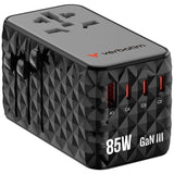Verbatim | 85W GaN 4 socket and USB-C charging cable travel socket