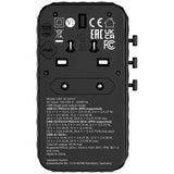 Verbatim | 85W GaN 4 socket and USB-C charging cable travel socket