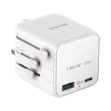 MOMAX | 1-World 20W 2-Port USB Travel Charger UA29