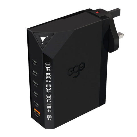 EGO | EXINNO+ 180W 6 位 USB 充電器