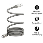 MOMAX | Mag.Link C to C 100W magnetic folding cable 