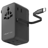 MOMAX | 100W GaN 4插口及 USB-C 充電線旅行插座 UA25