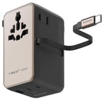MOMAX | 100W GaN 4插口及 USB-C 充電線旅行插座 UA25