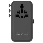 MOMAX | 100W GaN 4插口及 USB-C 充電線旅行插座 UA25