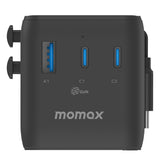 MOMAX | 100W GaN 4插口及 USB-C 充電線旅行插座 UA25