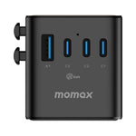 MOMAX | 205W 7插口雙 AC 旅行充電插座 UA28