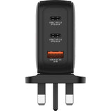 Verbatim | 65W 迷你 GaN 牆式充電器 (帶顯示屏+英規插頭)