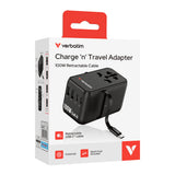 Verbatim | Charge 'n' Travel 100W 旅行轉換插頭