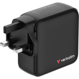 Verbatim | 140W 迷你 GaN 牆式充電器 (帶顯示屏+英規插頭)