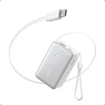 【3C認證】Anker 10000mAh 45W 自帶Type C 線外置充電器 (A1638)