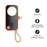 MOMAX | 1-Power X Pro Mini 5000mAh 可摺疊流動充電池 IP170