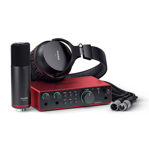 Focusrite | Scarlett 2i2 studio 錄音套裝 (4th Gen 4代)