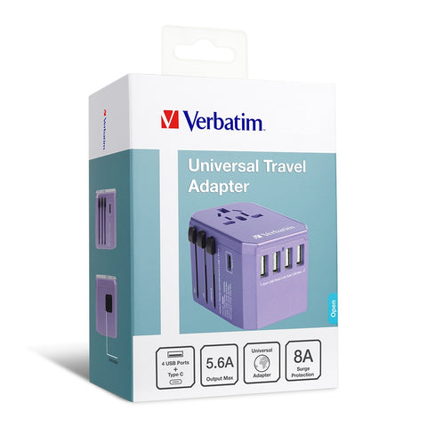 Verbatim | 5 Ports 旅行充電器